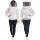 Ventilated Jacket - Airmesh by Apibee - Ventilated Polyester Cotton Jacket with Roundhead or Fencing Veil - 6 Sizes including Bespoke Sizes - White