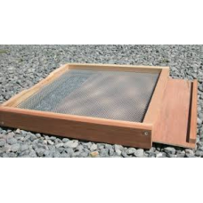 Open Mesh Hive Floor Frame - Pine - To Fit National Hive - Assembled