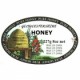 Customised Jar Labels - 100 - Oval 78mm x 48mm showing Weight & County Only - Please Specify Requirements