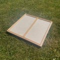 Crown Board - National Hive -  Hardwood Frame & Ply Panel - NO HOLES