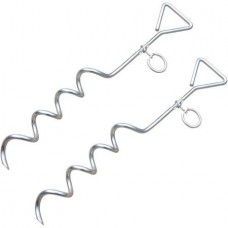 Spiral Screw Tie Down Anchors - Sold in Pairs