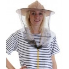 Observer Hat & Veil - Buzz Brand - Roundhead Veil - Double Hoop - White